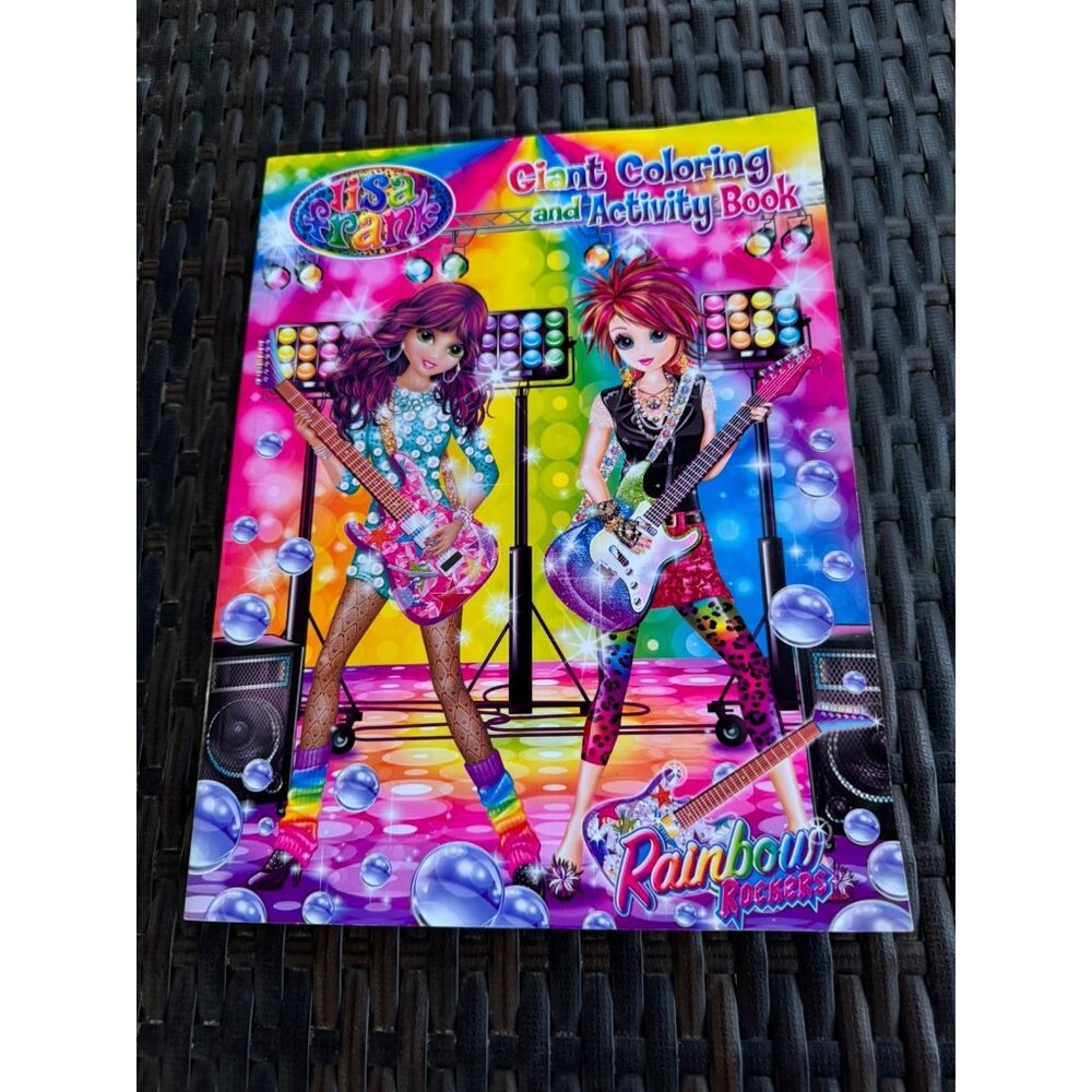 Lisa Frank Coloring Activity Book Rainbow Rockers CS1